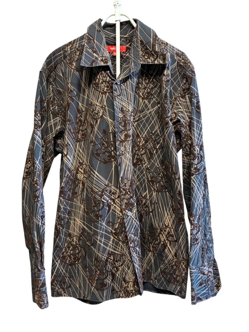 Men's Report Collection Long Sleeve Shirt Size L